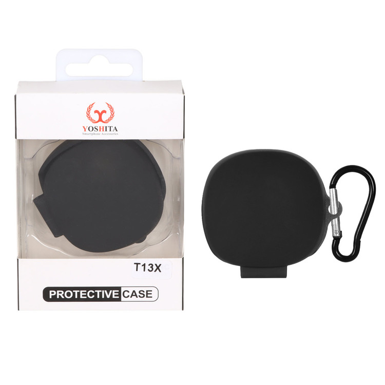 کاور ایرپاد سیلیکونی Yoshita مدل QCY T13x - مشکی (پک دار)