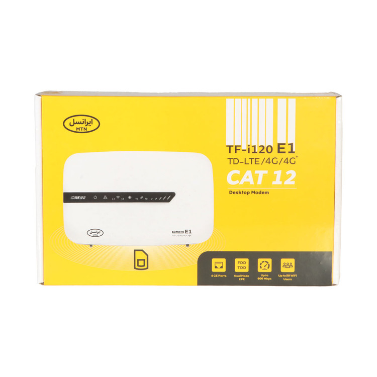 مودم ایرانسل TD-LTE مدل TF-i120 E1 - ثبت شده (بدون سیم کارت)