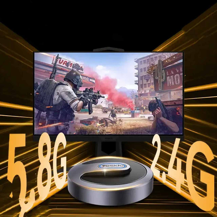 دانگل HDMI انتقال تصویر Yesido مدل WIFI TV15 - خاکستری (گارانتی 12 ماه تعویض نیکان همراه)