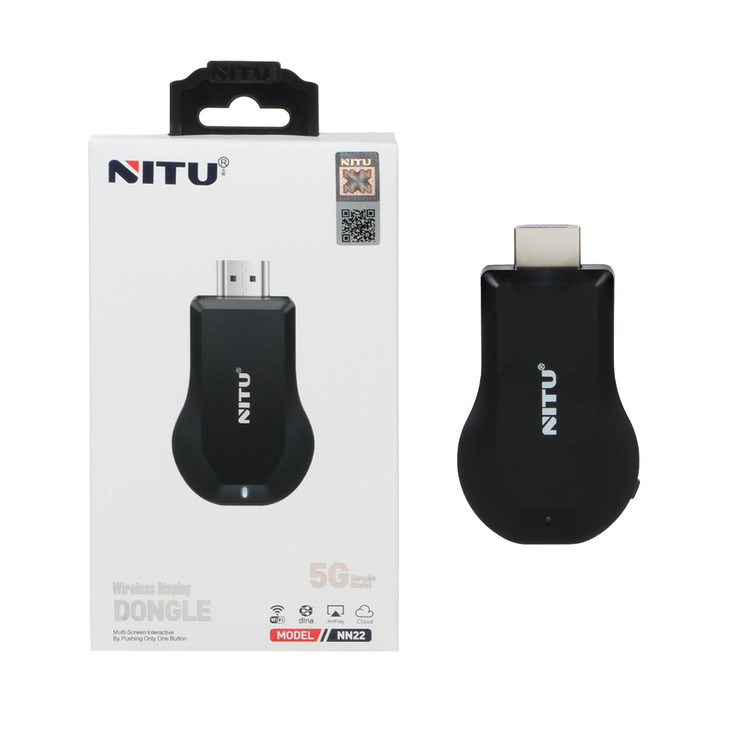 دانگل انتقال تصویر NITU مدل NN22 - مشکی (گارانتی 12 ماه تعویض نیکان همراه)