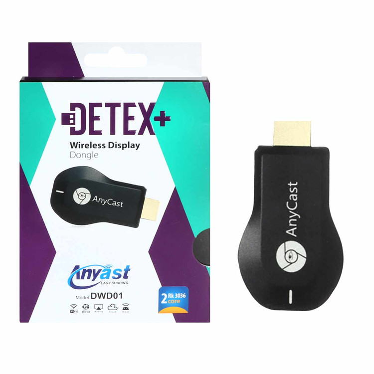 دانگل انتقال تصویر +DETEX مدل DWD01 - مشکی