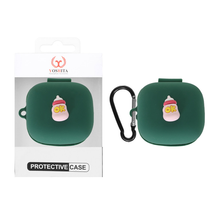 کاور ایرپاد سیلیکونی Yoshita عروسک برجسته QCY T13 ANC - طرح 3150 (پک دار)