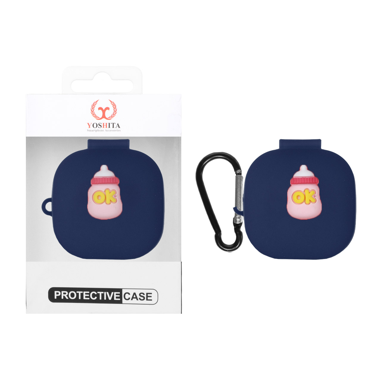 کاور ایرفون سیلیکونی Yoshita عروسک برجسته QCY T13 ANC - طرح 6 (پک دار)