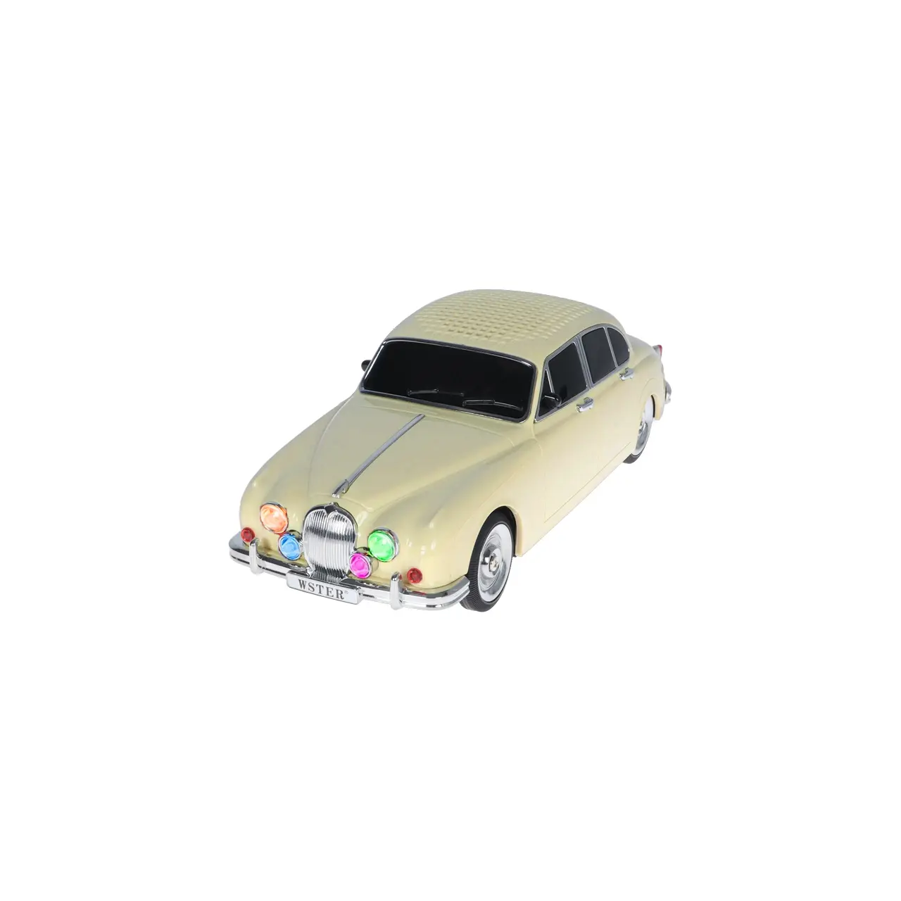 اسپیکر بی سیم طرح ماشین کلاسیک WSTER مدل WS-596 - کرم - MMX