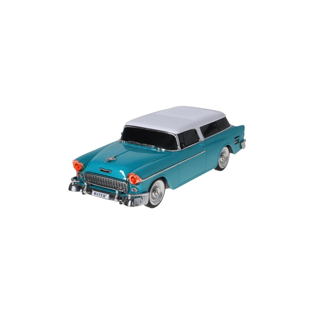 اسپیکر بی سیم طرح ماشین کلاسیک WSTER مدل WS-1955 - آبی - MMX