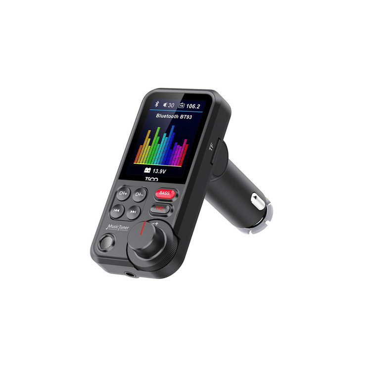 پخش کننده بلوتوث FM و شارژر فندکی خودرو Tsco مدل BFM 2220 - مشکی