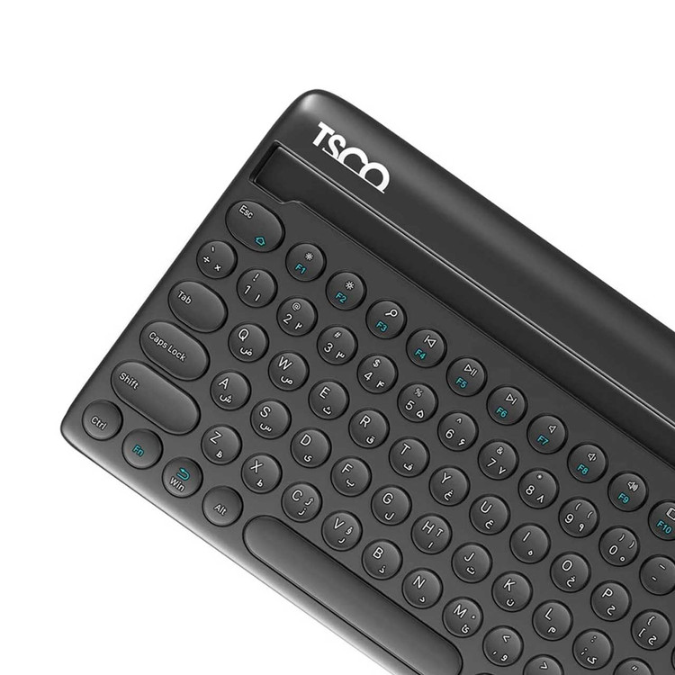 کیبورد بی سیم TSCO مدل TK 7322BT - مشکی
