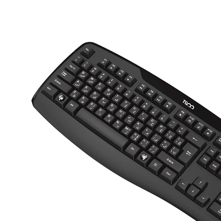 کیبورد باسیم TSCO مدل TK 8043 - مشکی