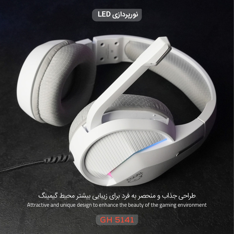 هدست گیمینگ تسکو مدل GH 5141 Zonyx RGB