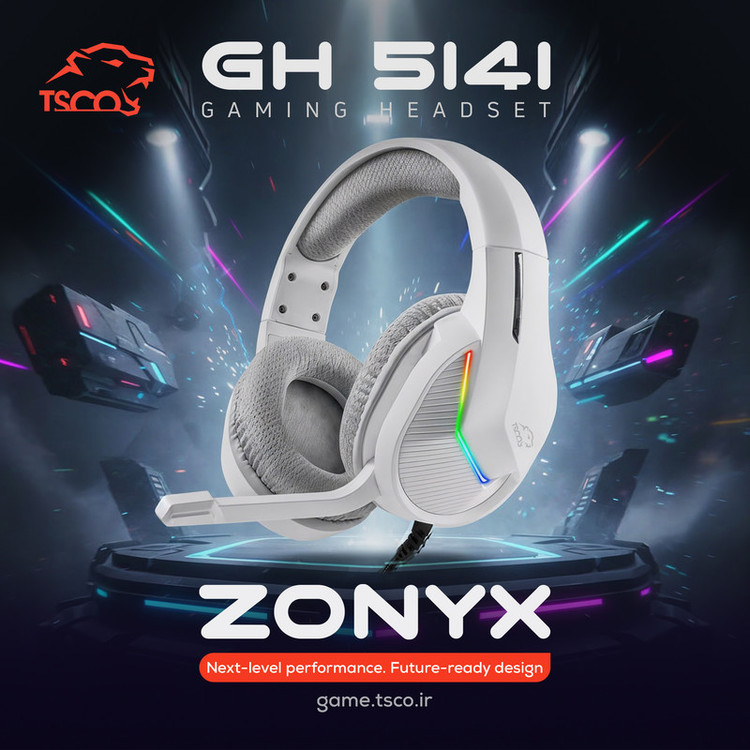هدست گیمینگ تسکو مدل GH 5141 Zonyx RGB