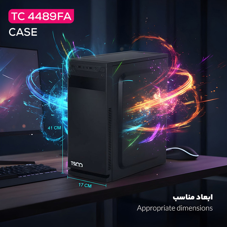 کیس کامپیوتر تسکو مدل TC 4489FA