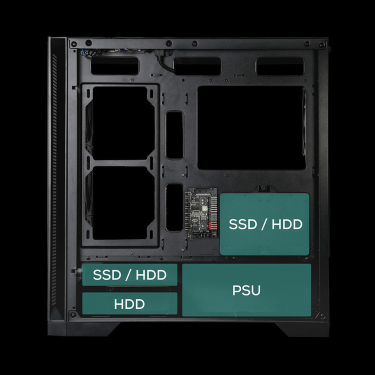 کیس کامپیوتر گیمینگ تسکو مدل GC 4510