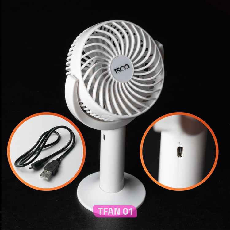 پنکه شارژی رومیزی تسکو مدل TFAN 01
