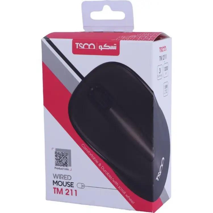 ماوس باسیم TSCO مدل TM 211- مشکی