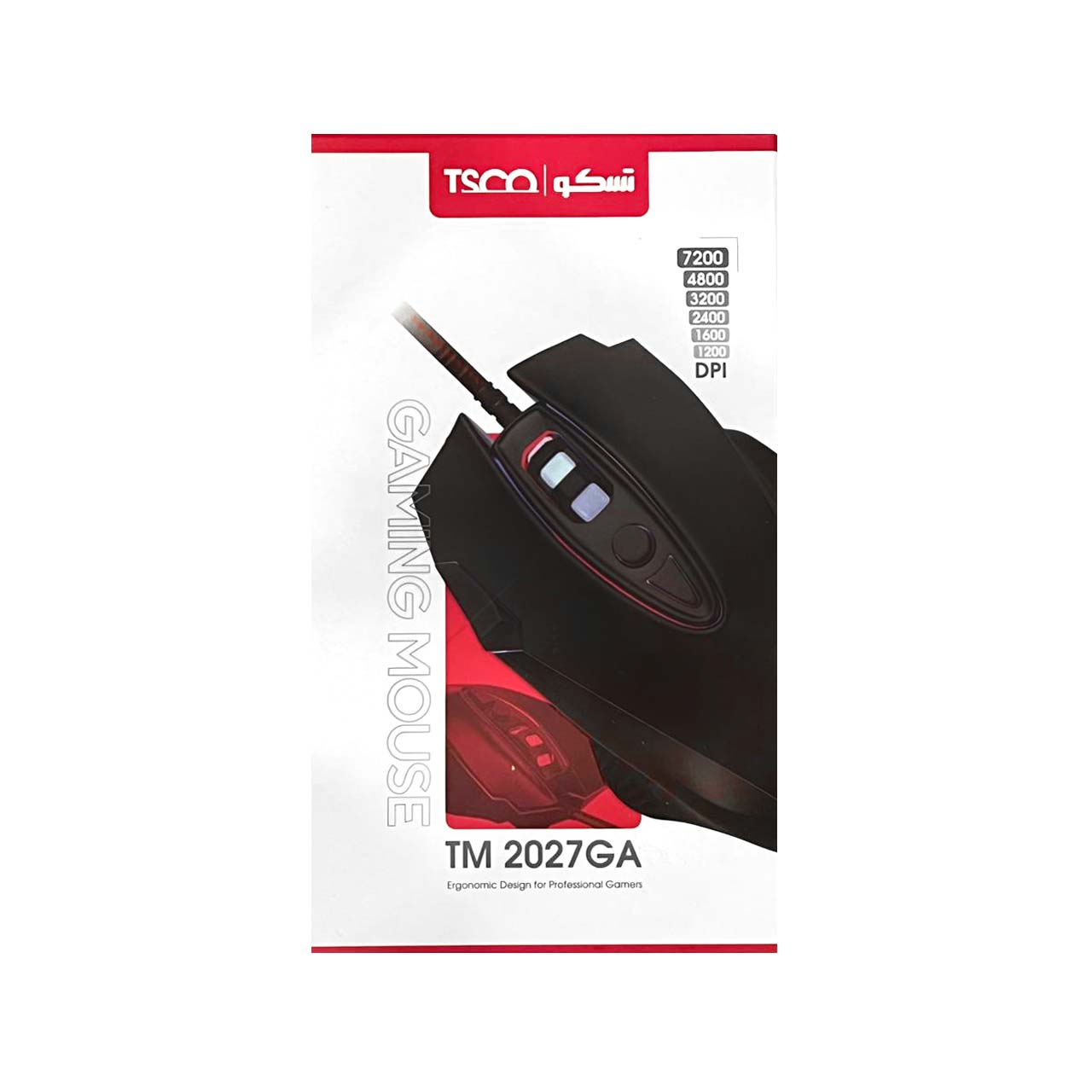 ماوس باسیم گیمینگ TSCO مدل TM 2027GA - مشکی