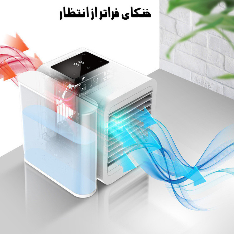 مینی کولر رومیزی مدل Microhoo Snowman Lite MH01RB