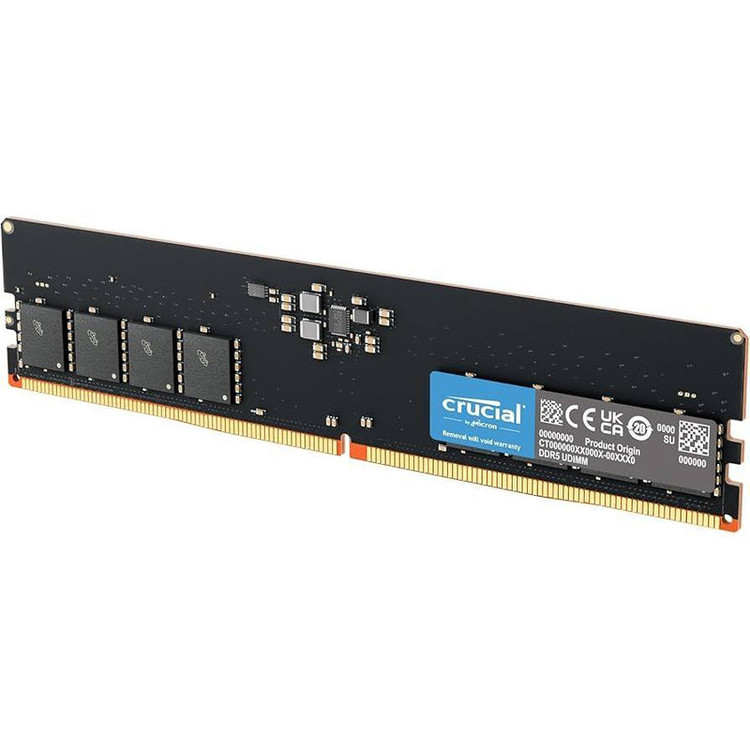 رم دسکتاپ کروشیال DDR5 تک کاناله 16 گیگابایت مدل CT16 فرکانس 4800 مگاهرتز تایمینگ CL40 و ولتاژ کاری 1.1 ولت