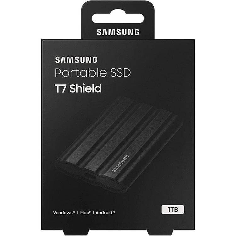 اس اس دی اکسترنال سامسونگ مدل T7 SHIELD ظرفیت 1 ترابایت رابط USB 3.2 Gen2