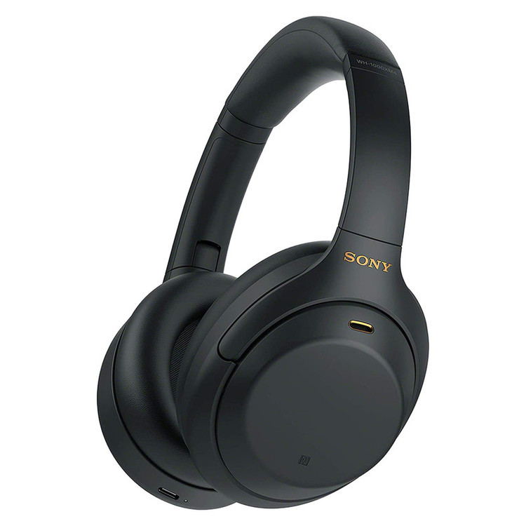 هدفون بلوتوثی سونی مدل WH-1000XM4 با نویز کنسلینگ فعال (ANC)، نویزکنسلینگ میکروفون (ENC)، درگاه شارژ USB Type-C، دارای میکروفون داخلی با کیفیت بالا، مقاوم در برابر رطوبت و عرق