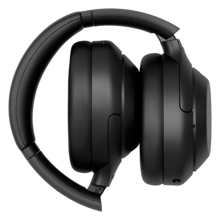 هدفون بلوتوثی سونی مدل WH-1000XM4 با نویز کنسلینگ فعال (ANC)، نویزکنسلینگ میکروفون (ENC)، درگاه شارژ USB Type-C، دارای میکروفون داخلی با کیفیت بالا، مقاوم در برابر رطوبت و عرق