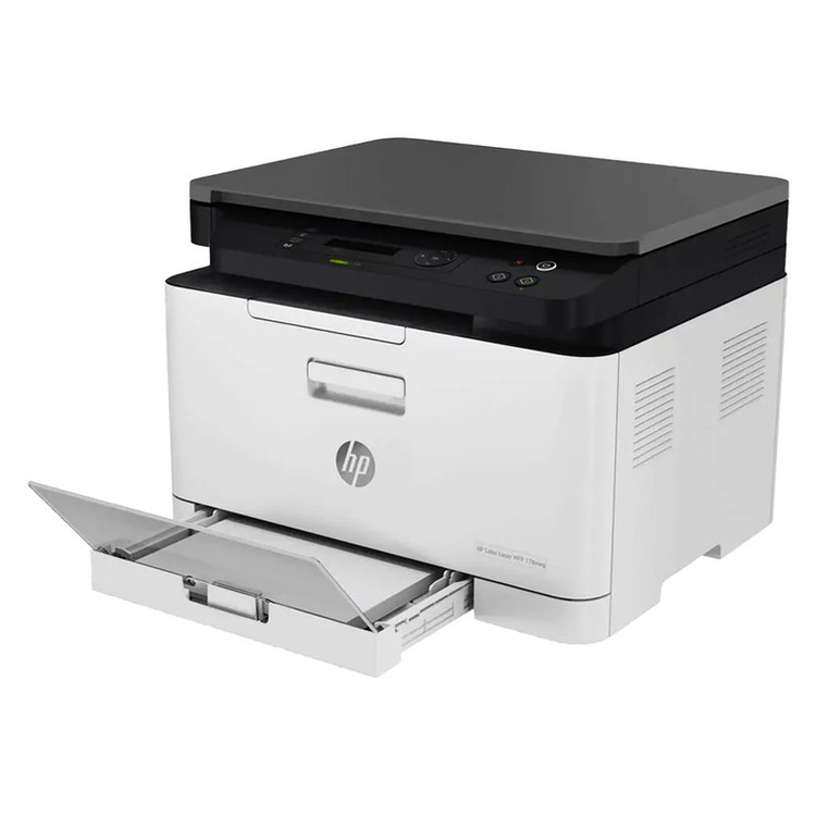 پرینتر اچ پی رنگی سه کاره با چاپ لیزری مدل Color Laser MFP 178nw، سایز چاپ A4