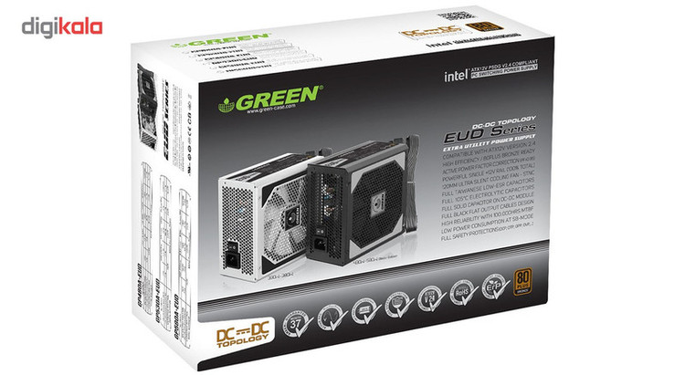 منبع تغذیه کامپیوتر گرین مدل GP530A-EUD