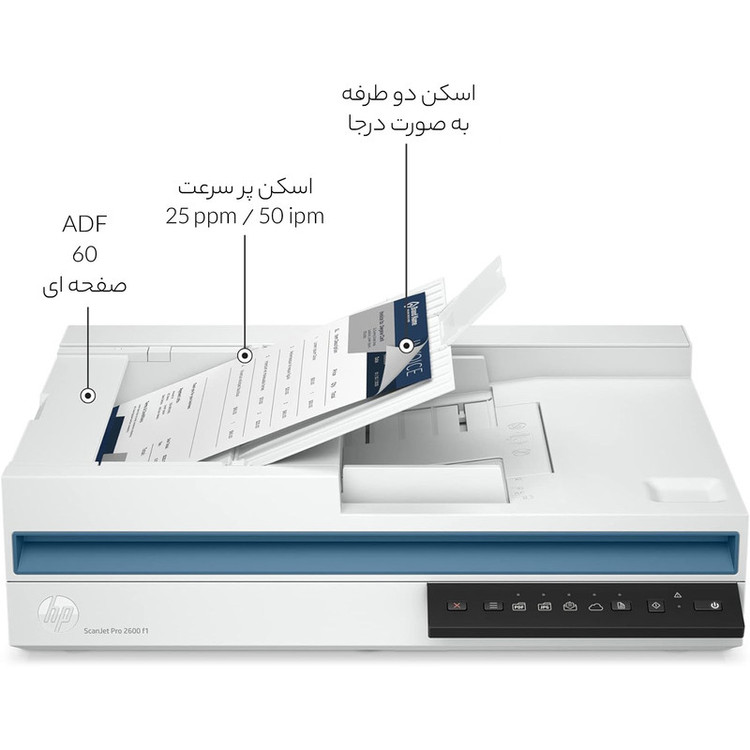 اسکنر اچپی مدل Scanjet Pro 2600 f1