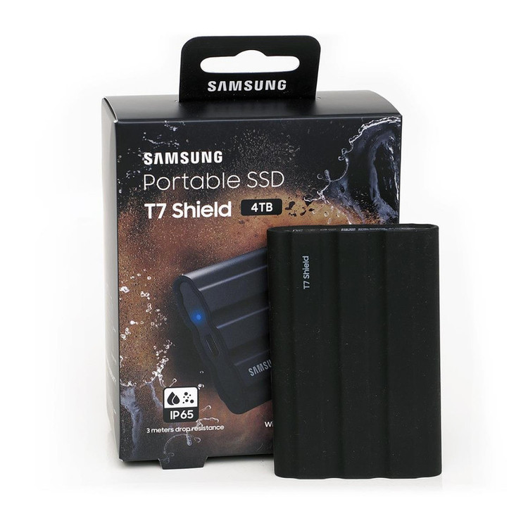 اس اس دی اکسترنال سامسونگ مدل T7 Shield ظرفیت 4 ترابایت رابط USB 3.2 Gen2