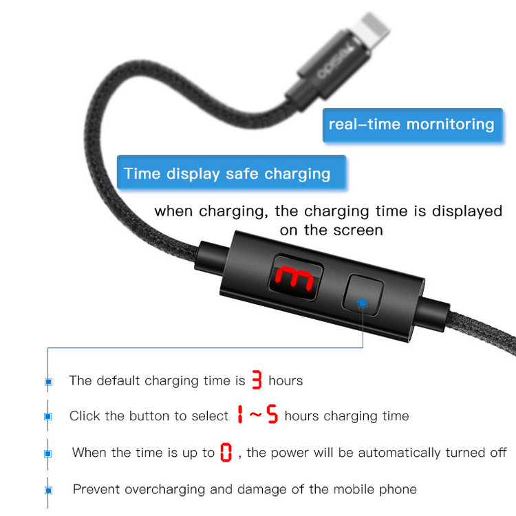 کابل تبدیل USB به لایتنینگ یسیدو مدل CA46 طول 1.2 متر