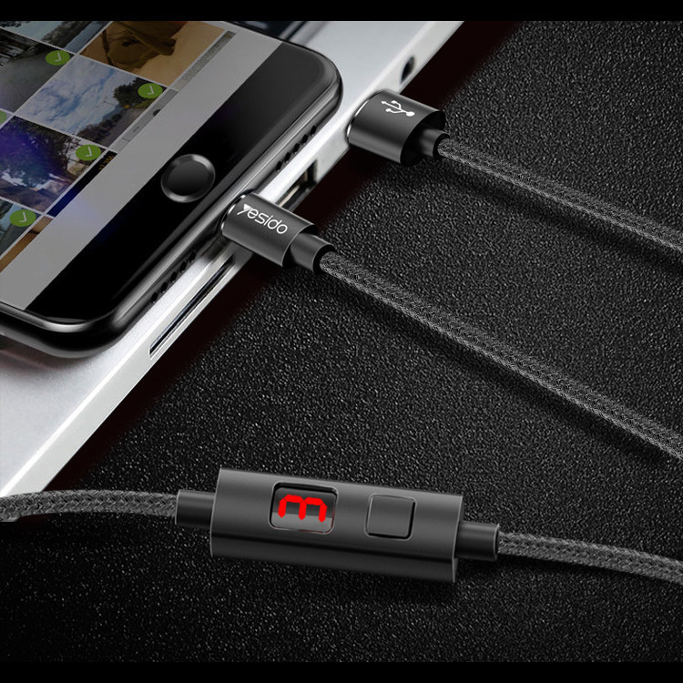کابل تبدیل USB به لایتنینگ یسیدو مدل CA46 طول 1.2 متر