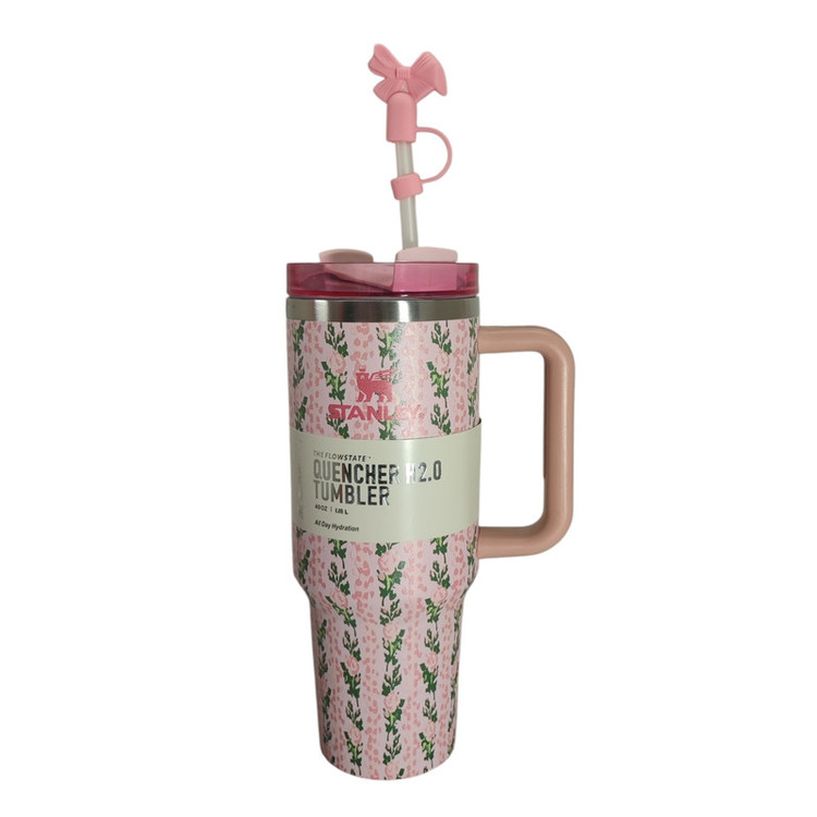 تراول ماگ مدل LOVESHACKFANCY QUENCHER H2.0 TUMBLER گنجایش 1.18 لیتر