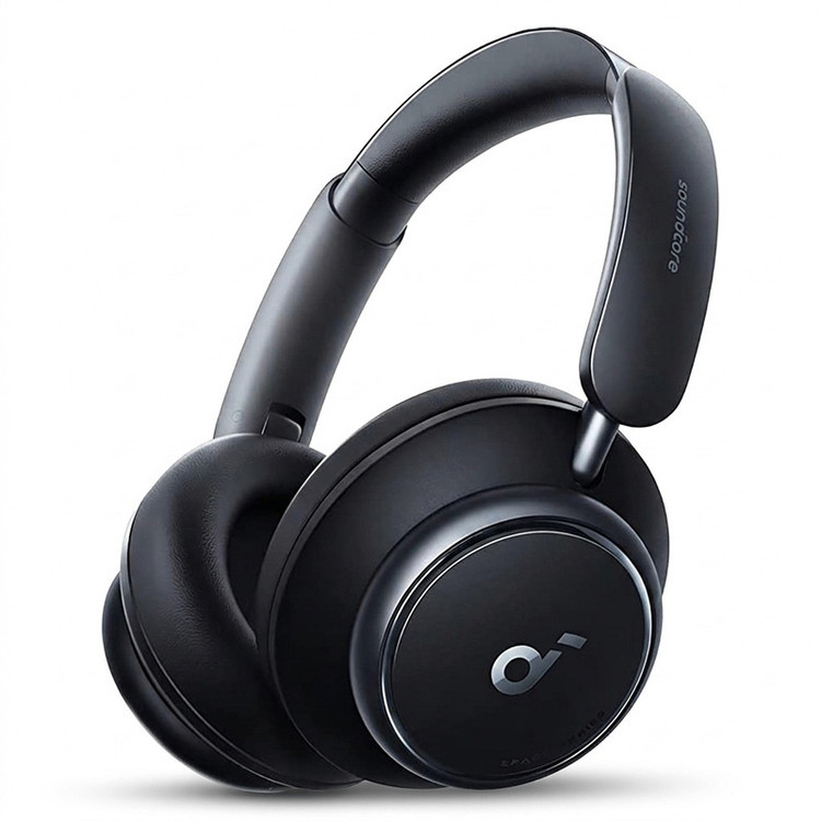 هدفون بلوتوثی برند انکر مدل Soundcore Space Q45 A3040 با نویز کنسلینگ فعال (ANC)، درگاه شارژ USB Type-C، پشتیبانی از شارژ سریع، دارای فناوری نویز کنسلینگ هوشمند سهحالته، مقاوم در برابر رطوبت و عرق