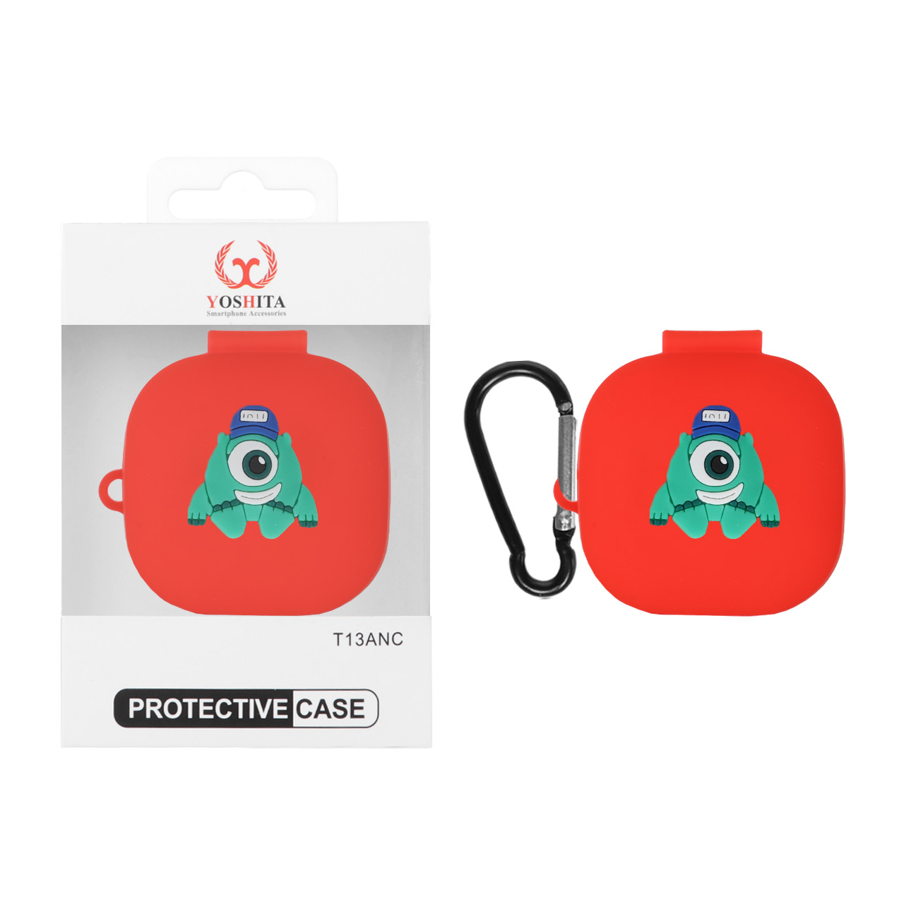 کاور ایرفون سیلیکونی Yoshita عروسک برجسته QCY T13 ANC - طرح 83 (پک دار)