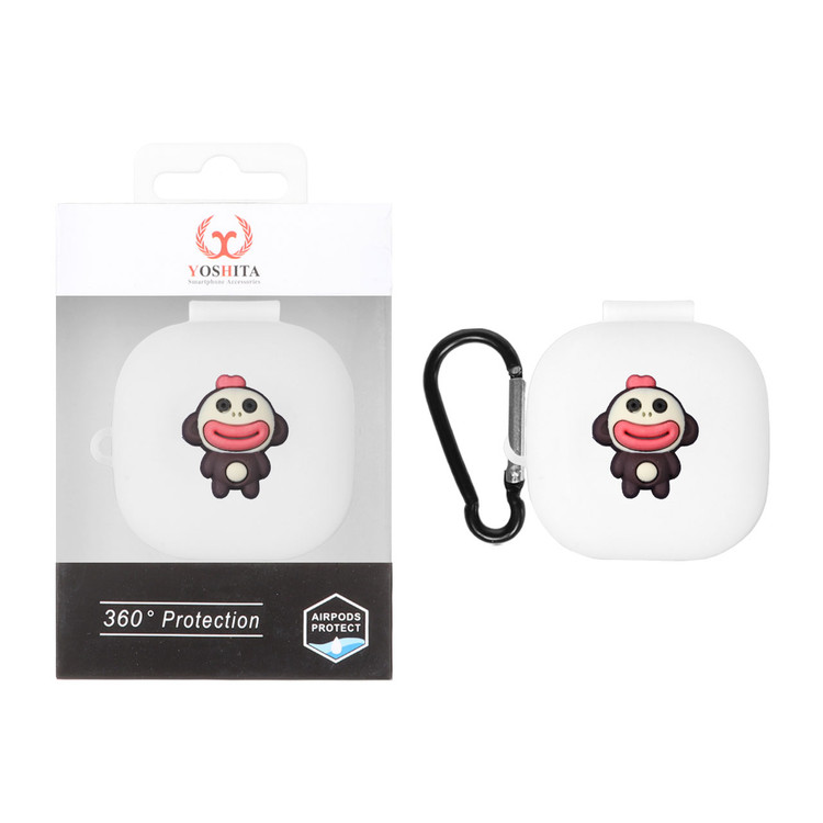 کاور ایرفون سیلیکونی Yoshita عروسک برجسته QCY T13 ANC - طرح 108 (پک دار)