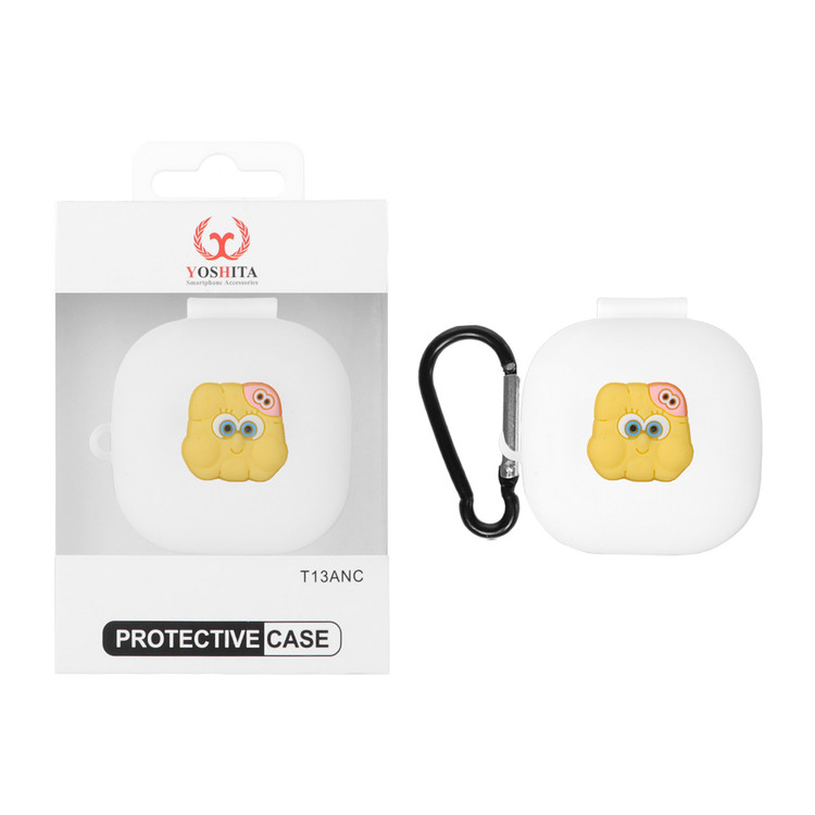 کاور ایرفون سیلیکونی Yoshita عروسک برجسته QCY T13 ANC - طرح 109 (پک دار)