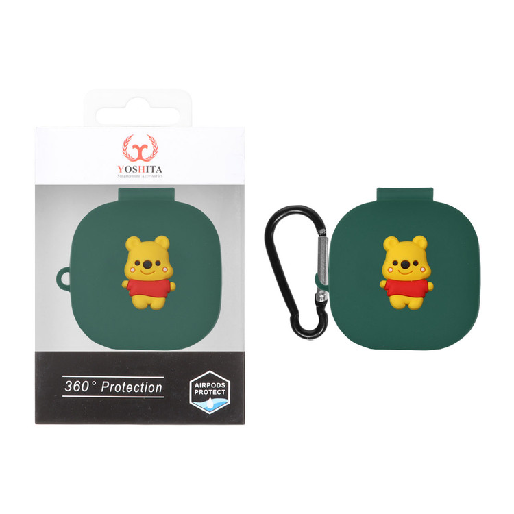 کاور ایرفون سیلیکونی Yoshita عروسک برجسته QCY T13 ANC - طرح 125 (پک دار)