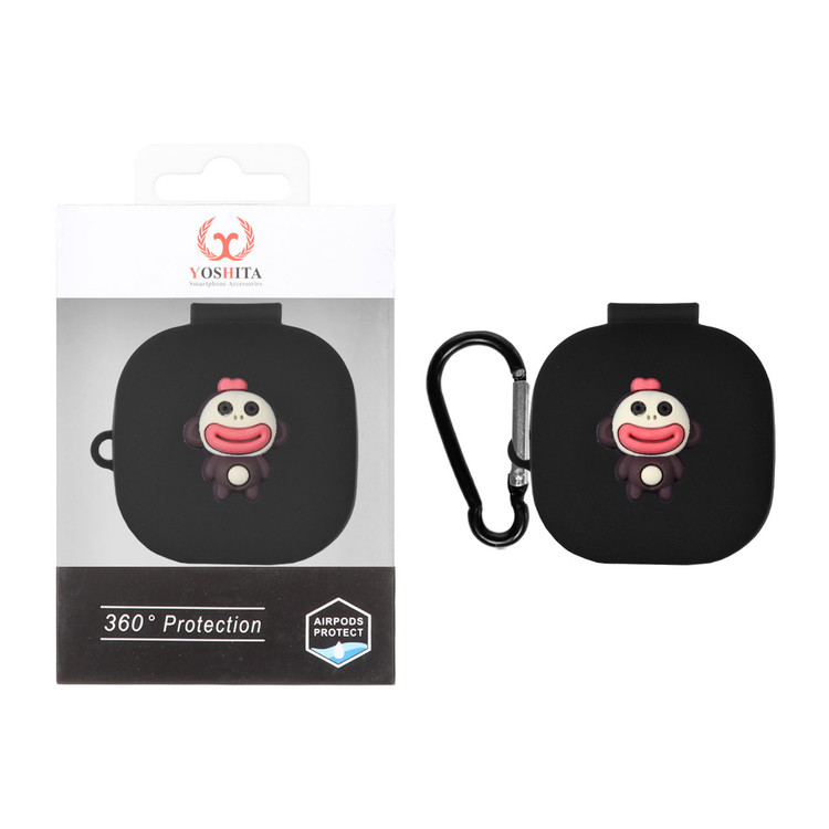 کاور ایرفون سیلیکونی Yoshita عروسک برجسته QCY T13 ANC - طرح 140 (پک دار)