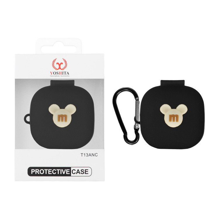 کاور ایرفون سیلیکونی Yoshita عروسک برجسته QCY T13 ANC - طرح 143 (پک دار)
