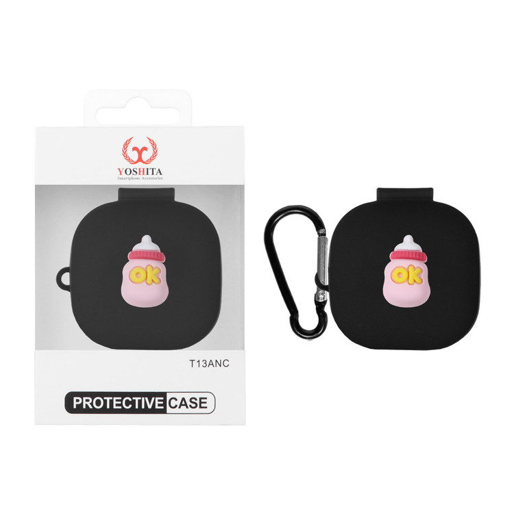 کاور ایرفون سیلیکونی Yoshita عروسک برجسته QCY T13 ANC - طرح 155 (پک دار)