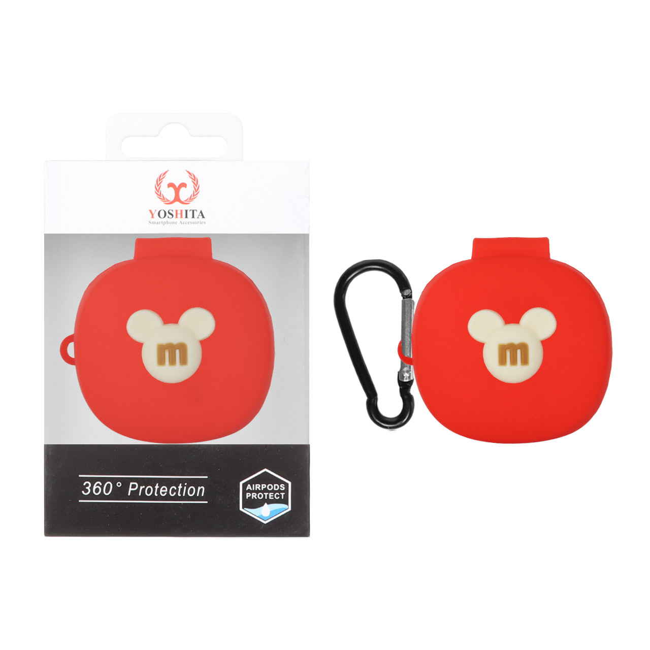 کاور ایرفون سیلیکونی Yoshita عروسک برجسته QCY T13X - طرح 167 (پک دار)