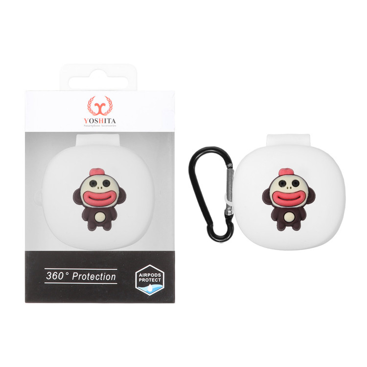 کاور ایرفون سیلیکونی Yoshita عروسک برجسته QCY T13X - طرح 197 (پک دار)