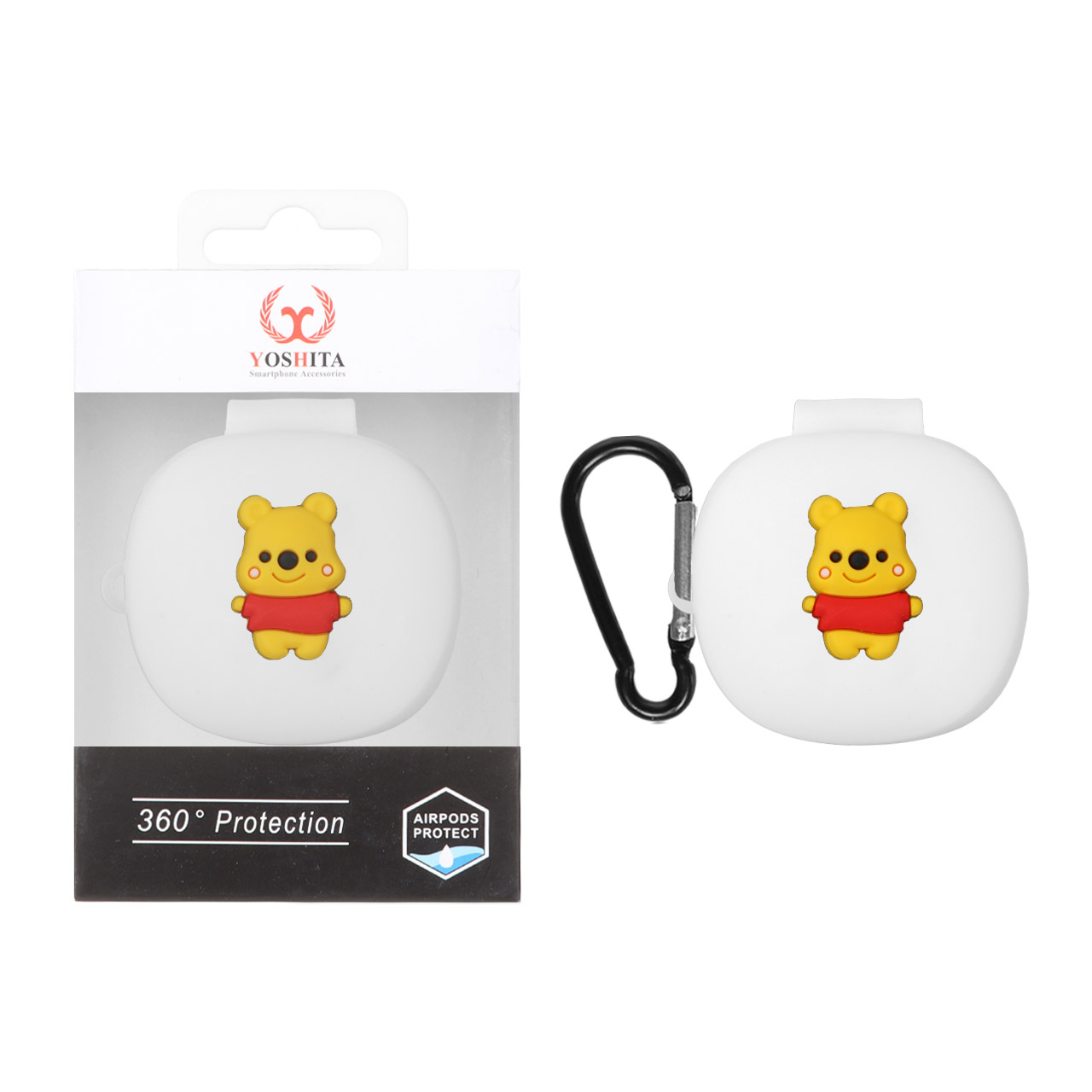 کاور ایرفون سیلیکونی Yoshita عروسک برجسته QCY T13X - طرح 198 (پک دار)