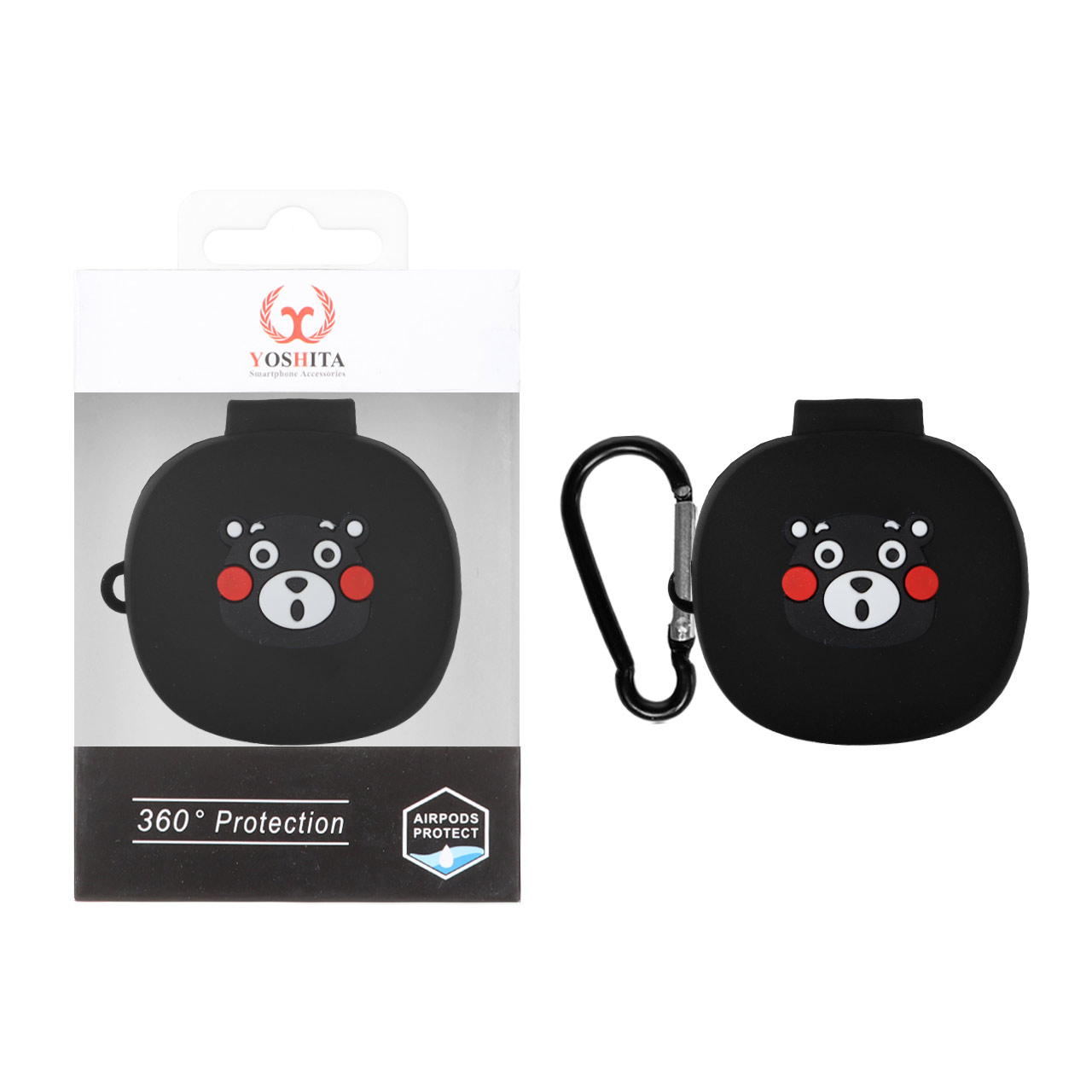 کاور ایرفون سیلیکونی Yoshita عروسک برجسته QCY T13X - طرح 228 (پک دار)