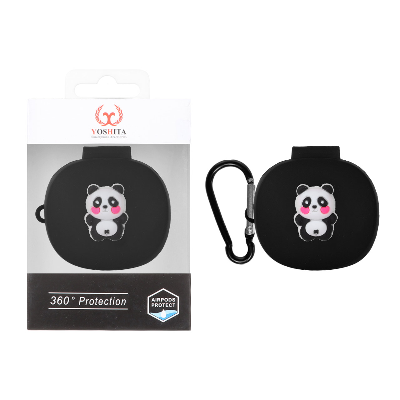 کاور ایرفون سیلیکونی Yoshita عروسک برجسته QCY T13X - طرح 233 (پک دار)