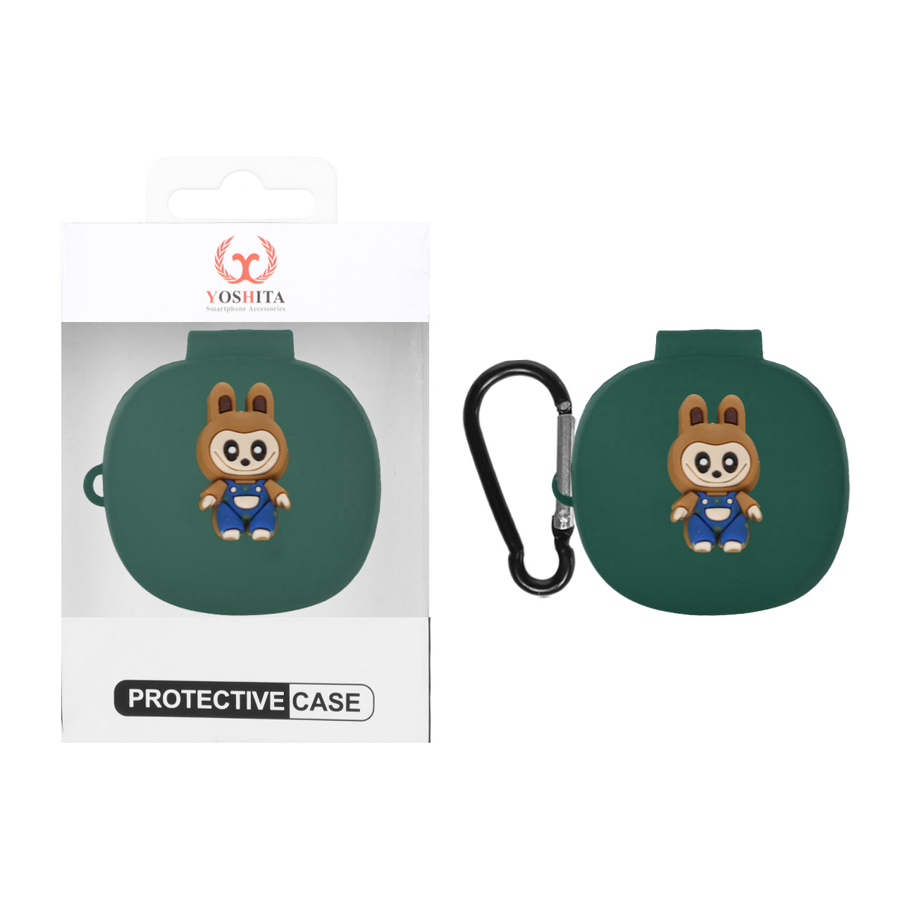 کاور ایرفون سیلیکونی Yoshita عروسک برجسته QCY T13X - طرح 266 (پک دار)