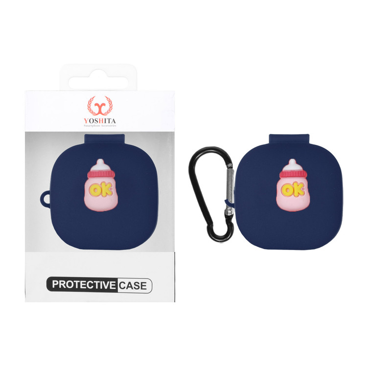 کاور ایرفون سیلیکونی Yoshita عروسک برجسته QCY T13 ANC - طرح 6 (پک دار)