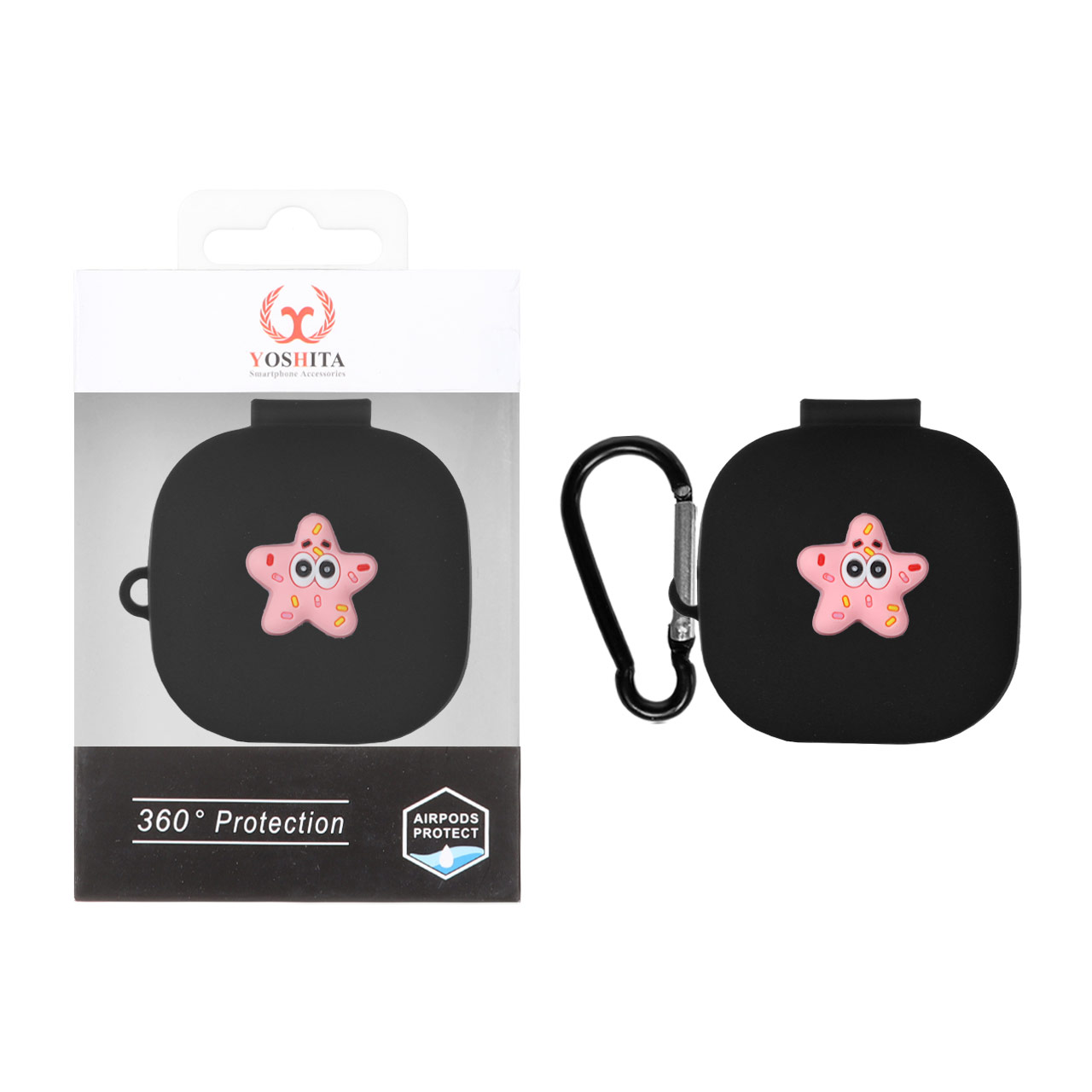 کاور ایرفون سیلیکونی Yoshita عروسک برجسته QCY T13 - طرح 308 (پک دار)