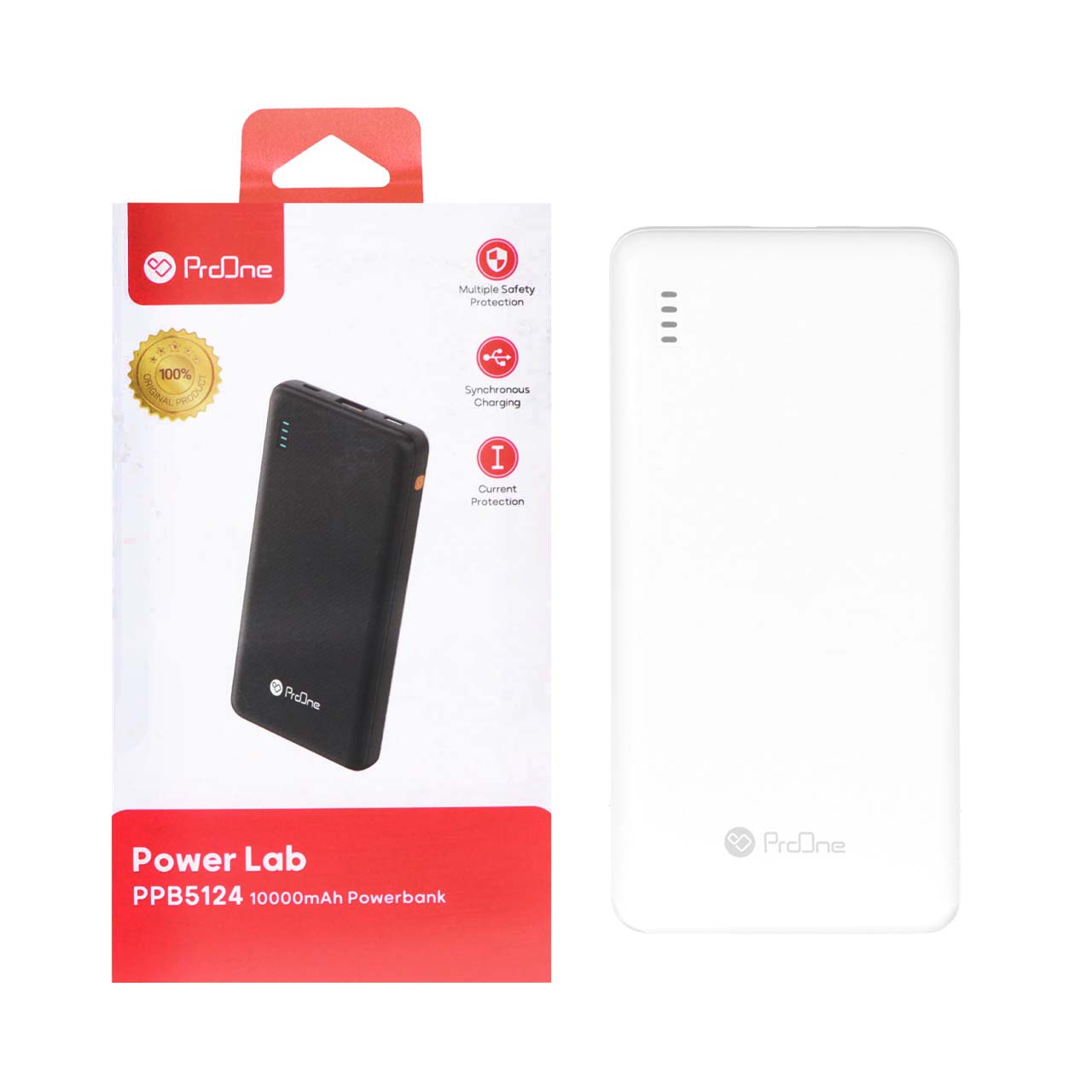 پاوربانک فست شارژ ProOne 22.5W 10000mAh مدل PPB5124 - سفید (گارانتی 12 ماهه)