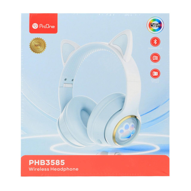 هدفون بی سیم ProOne مدل PHB3585 - آبی