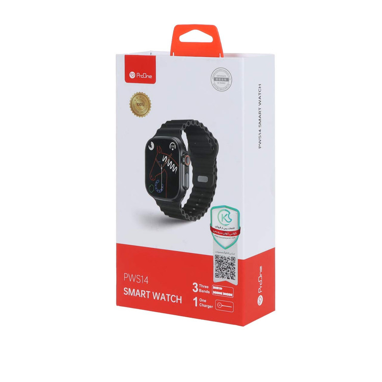 ساعت هوشمند ProOne مدل PWS14 Smart Watch - مشکی